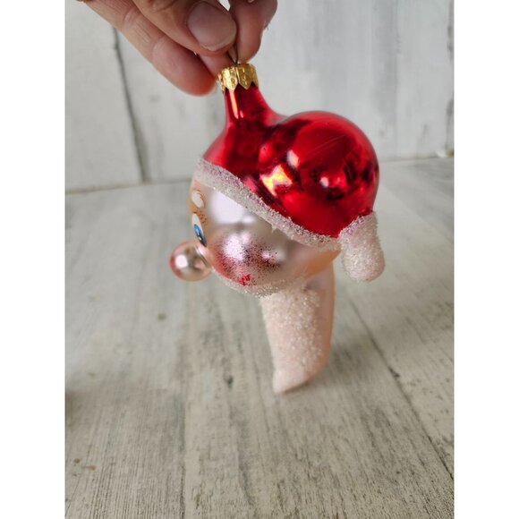 Radko cheeky st nick Italian Santa beard bust vintage ornament Xmas tree - Picture 2 of 9